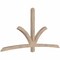 Ekena Millwork Davenport Smooth Timber Gable Bracket, Douglas Fir, 96"W x 48"H x 3 1/2"D x 3 1/2"F, 12/12 Pitch GBW096X48X0404DAV00SDF - alternate 4